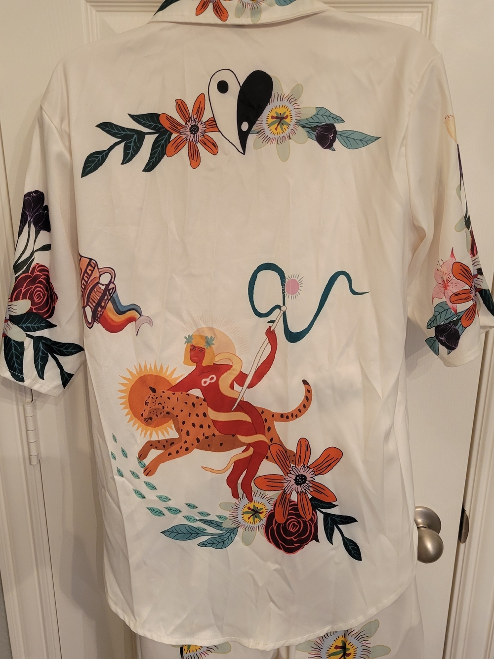 Floral & Animal Print Button-Up Set - Picture 10 of 14